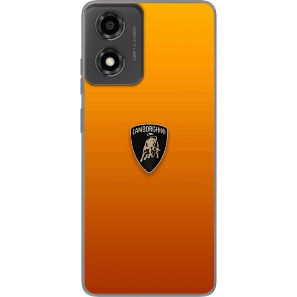 Motorola Moto E14 Genomskinligt Skal Lamborghini