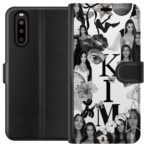 Sony Xperia 10 II Tegnebogsetui Kim Kardashian – Aesthetic Look 2025