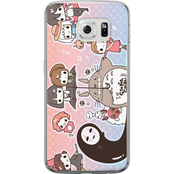 Samsung Galaxy S6 edge Läpinäkyvä kuori Kawaii