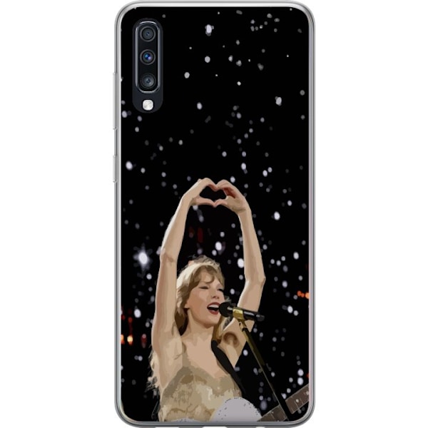 Samsung Galaxy A70 Genomskinligt Skal Taylor Swift