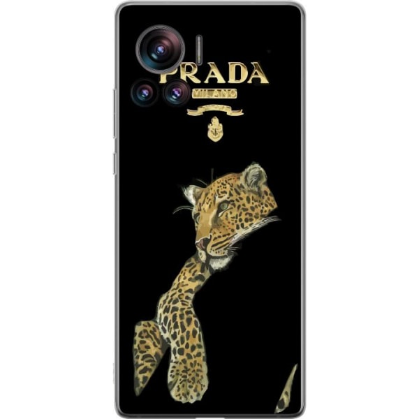 Motorola Edge 30 Ultra Läpinäkyvä kuori Prada Leopard