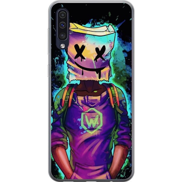 Samsung Galaxy A50 Gennemsigtig cover Fortnite Marshmello