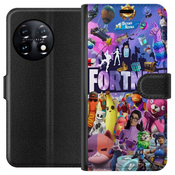 OnePlus 11R Lompakkokotelo Fortnite Hahmot Peliteema Ikonit Peli Suunnittelu Suosittu Taistelurojalainen Lapset Pelihahmojen Teema