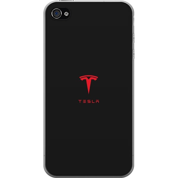 Apple iPhone 4s Läpinäkyvä kuori Tesla