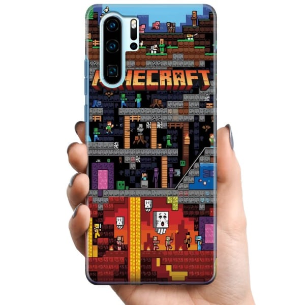 Huawei P30 Pro TPU Mobilcover Minecraft