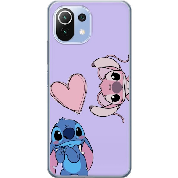 Xiaomi Mi 11 Lite Läpinäkyvä kuori Stitch Mode