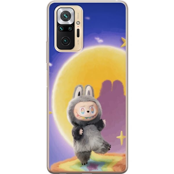 Xiaomi Redmi Note 10 Pro Läpinäkyvä kuori Labubu Neon Pop -