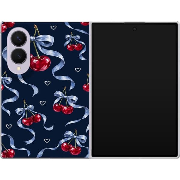 Kompatibelt Mobildeksel til Samsung Galaxy Z Fold8 Nattkirsebær blå