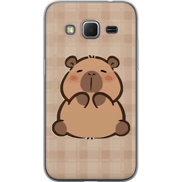 Samsung Galaxy Core Prime Genomskinligt Skal Mobilskal kawaii capybara flera figurer japansk stil