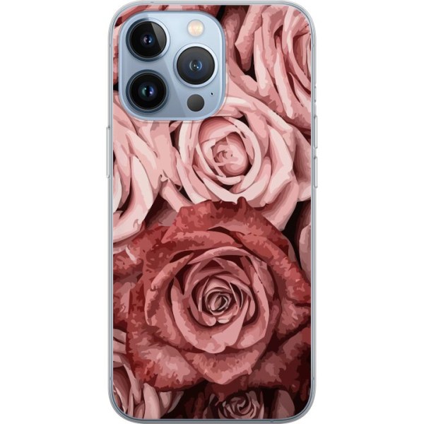 Apple iPhone 13 Pro Läpinäkyvä kuori Ruusut