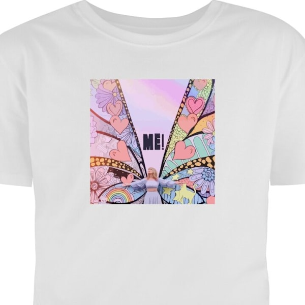 T-shirt för Vuxen | Klassisk Vuxen-T-shirt Taylor Swift - ME! vit M