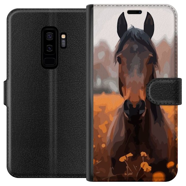 Samsung Galaxy S9+ Lompakkokotelo Syksyn Hevonen