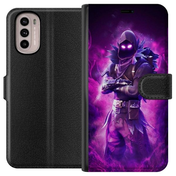 Motorola Moto G31 Tegnebogsetui Fortnite Ravnen