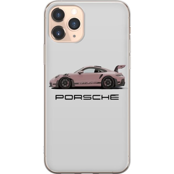 Apple iPhone 11 Pro Gennemsigtig cover Porsche 911 Pink