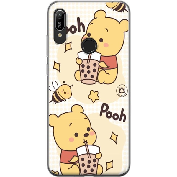 Huawei Y6 (2019) Läpinäkyvä kuori Nalle Pooh - klassinen karhumotiivi uudessa tulkinnassa