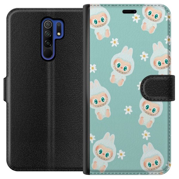 Xiaomi Redmi 9 Tegnebogsetui Labubu Candy Vibes