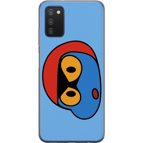 Samsung Galaxy A03s Läpinäkyvä kuori Bold Bot Head