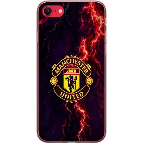 Apple iPhone SE (2020) Gennemsigtig cover Manchester United