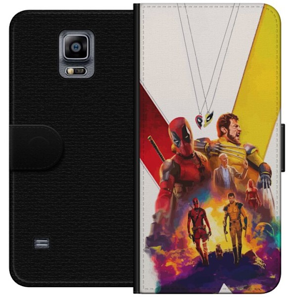 Samsung Galaxy Note 4 Lompakkokotelo Wolverine Deadpool