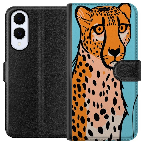 Samsung Galaxy S25 Edge Tegnebogsetui Overrasket Leopard