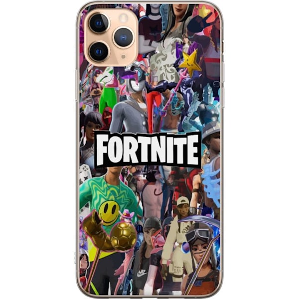 Apple iPhone 11 Pro Max Läpinäkyvä kuori Fortnite