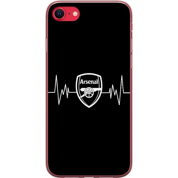 Apple iPhone 8 Läpinäkyvä kuori Arsenal