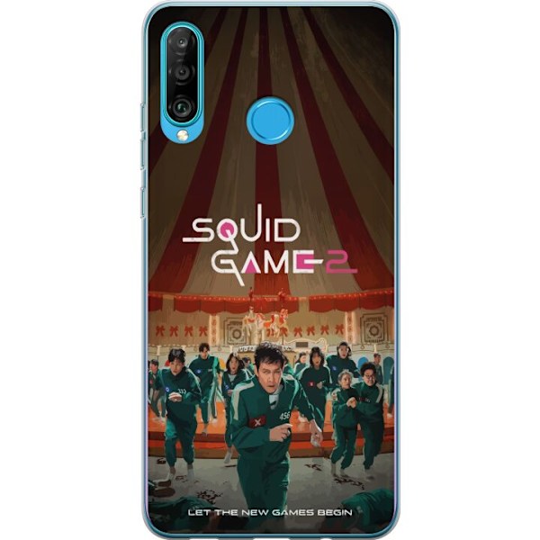 Huawei P30 lite Läpinäkyvä kuori Squid Game 2 - Kevät