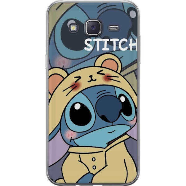 Samsung Galaxy J5 Genomskinligt Skal Stitch
