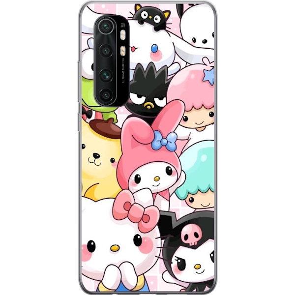 Xiaomi Mi Note 10 Lite Genomskinligt Skal Kawaii Sanrio Crew