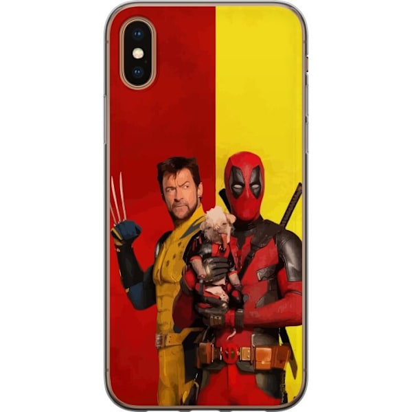 Apple iPhone XS Max Läpinäkyvä kuori Deadpool & Wolverine