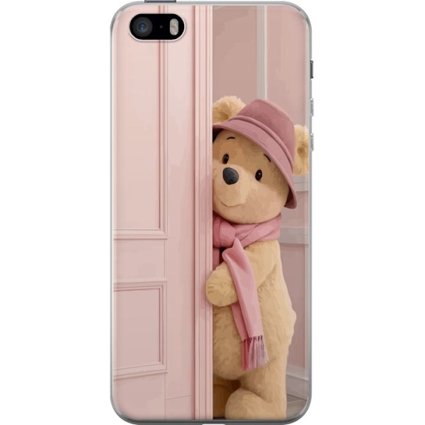 Apple iPhone SE (2016) Genomskinligt Skal Nalle Puh Disney Motiv Tecknad Serie Klassisk Populär Barn Motiv Disneyfigur Ikonisk Karaktär