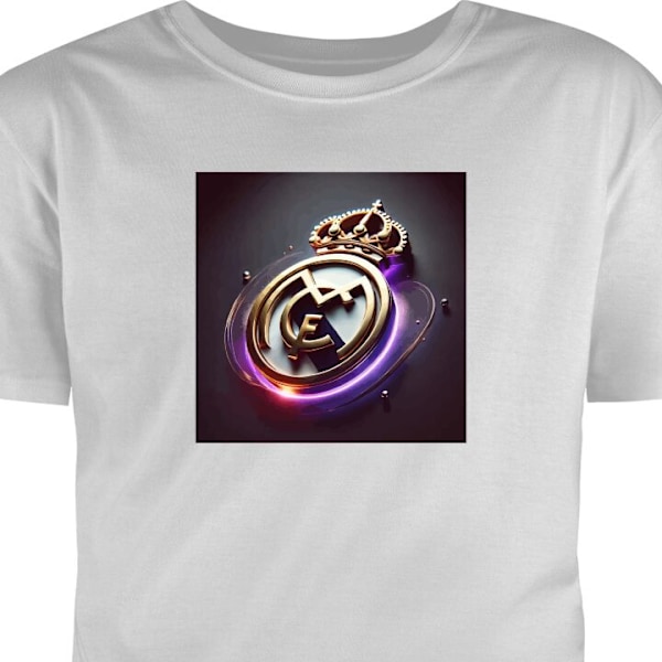 Børne T-shirt | Behagelig T-shirt til Børn Real Madrid CF grå 7-8 År