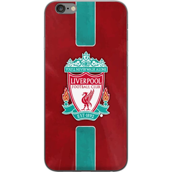Apple iPhone 6s Plus Genomskinligt Skal Liverpool FC – Klassisk Fotbollsstolthet i Rött