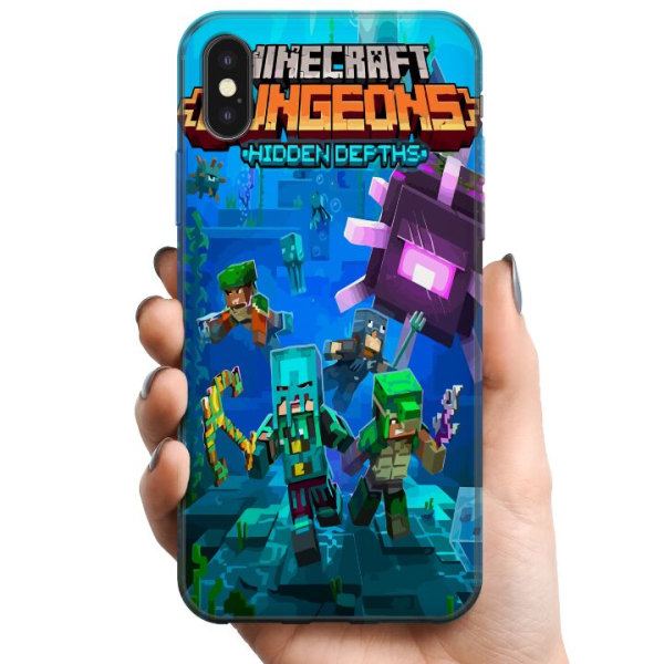 Apple iPhone X TPU Matkapuhelimen kuori Minecraft