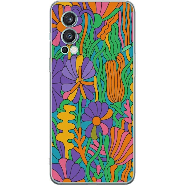 OnePlus Nord 2 5G Gennemsigtig cover Farveeksplosion