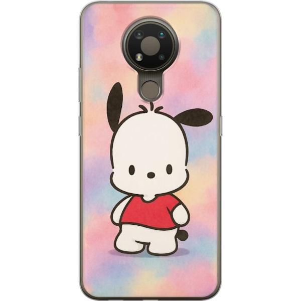 Nokia 3.4 Gjennomsiktig deksel Kawaii Sanrio Pochacco