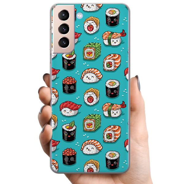 Samsung Galaxy S21 TPU Mobilskal Sushi