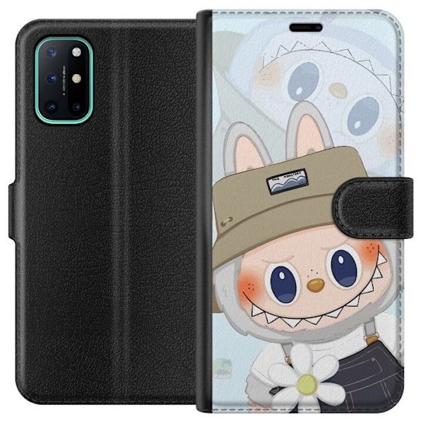OnePlus 8T Lompakkokotelo Labubu hattuineen - Pop Mart -hahmo
