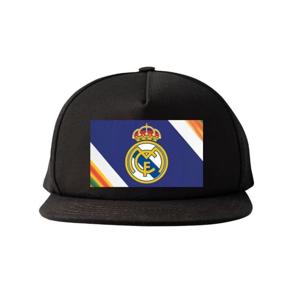 Snapback-lue svart one size
