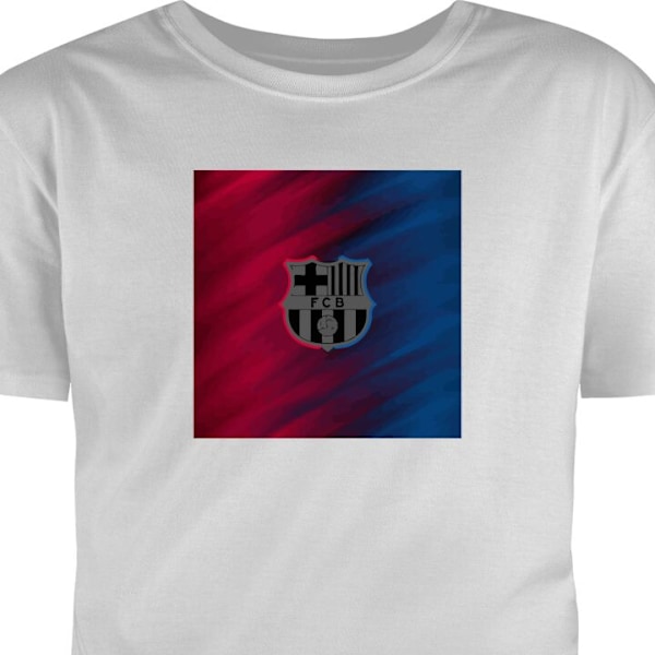 Børne T-shirt | Behagelig T-shirt til Børn FC Barcelona grå 3-4 År