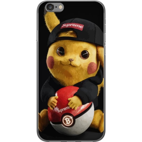 Apple iPhone 6s Gjennomsiktig deksel Pikachu Supreme