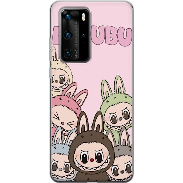 Huawei P40 Pro Läpinäkyvä kuori Labubu Classics