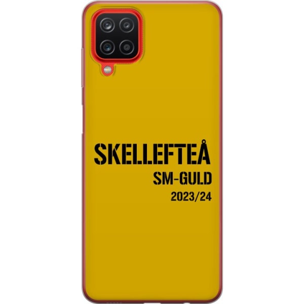 Samsung Galaxy A12 Gennemsigtig cover Skellefteå SM GULD