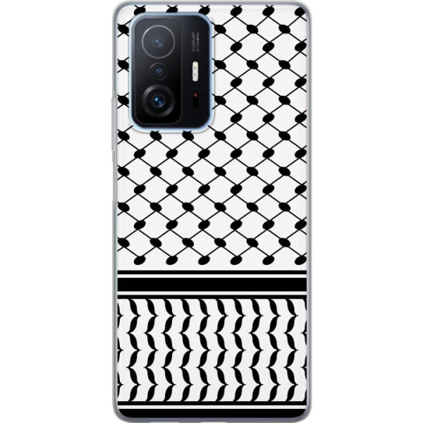 Xiaomi 11T Pro Genomskinligt Skal Keffiyeh mönster