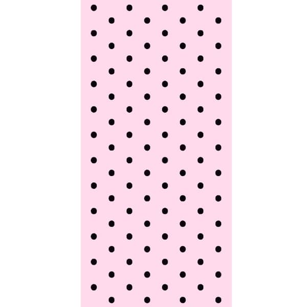 Kompatibel Tegnebogsetui til Apple iPhone 13 Pro Minimalistisk prikmønster med sorte prikker på lyserød baggrund pink