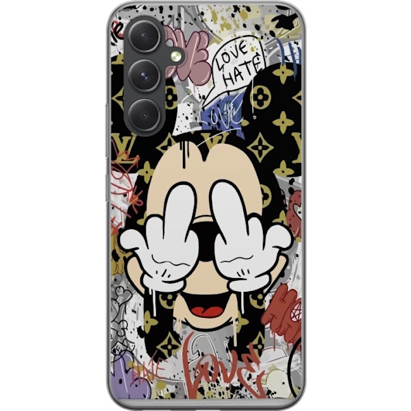 Samsung Galaxy S24+ Gennemsigtig cover Mickey Mouse