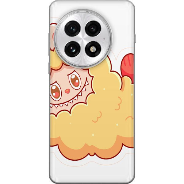 OnePlus 13 Gennemsigtig cover Labubu Vaskebjørn Pop Mart Figur Samlerobjekt Sød Design Populært Motiv Kunstlegetøj Kreativ Figurserie
