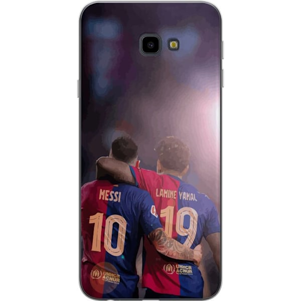 Samsung Galaxy J4+ Läpinäkyvä kuori Lamine Yamal VS Messi