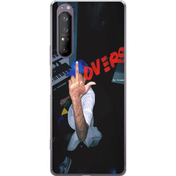 Sony Xperia 1 II Genomskinligt Skal Lovers Mystical Romance Kärlek Mystik Design Romantiskt Motiv Populärt Grafiskt Mönster Fashion Stil