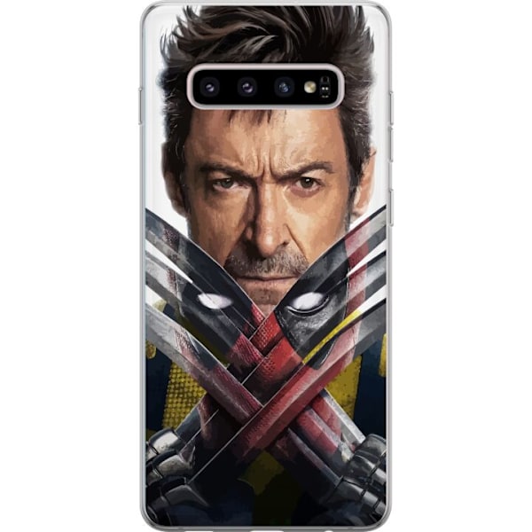 Samsung Galaxy S10+ Genomskinligt Skal Deadpool & Wolverine